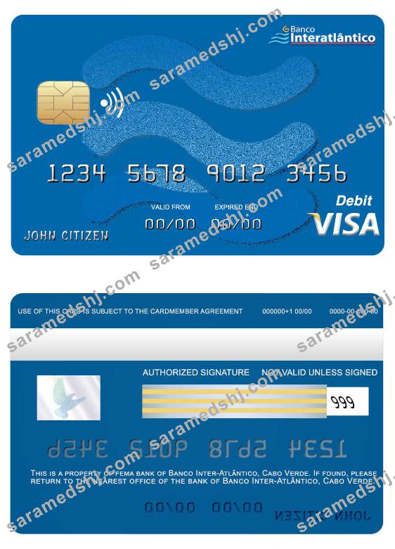 Cabo Verde Banco Inter-Atlântico  bank visa card